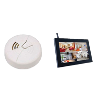 Wireless-Smoke-Detector-Hidden-Camera-with-DVR-and-Quad-Receiver Spy-Hidden Cameras